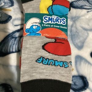 New Smurfs Socks - 3 pairs